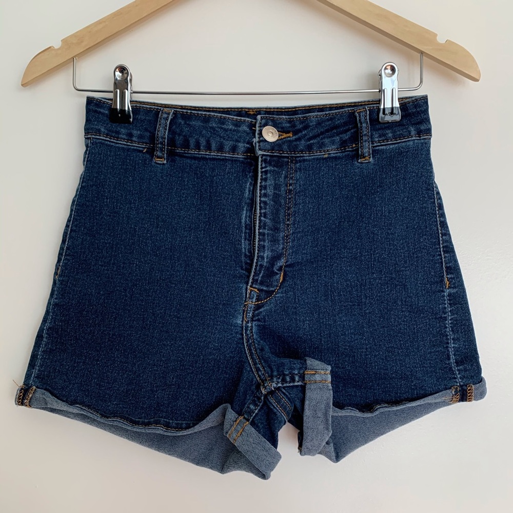 H&M High Waisted Denim Shorts